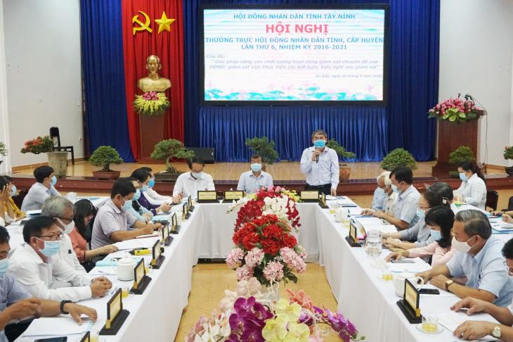 Hội nghị Thường trực HĐND tỉnh, cấp huyện lần thứ 6, nhiệm kỳ 2016- 2021 